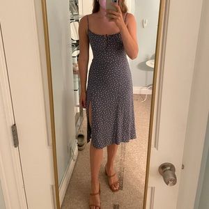A&F Tie Front Midi Dress - Size S